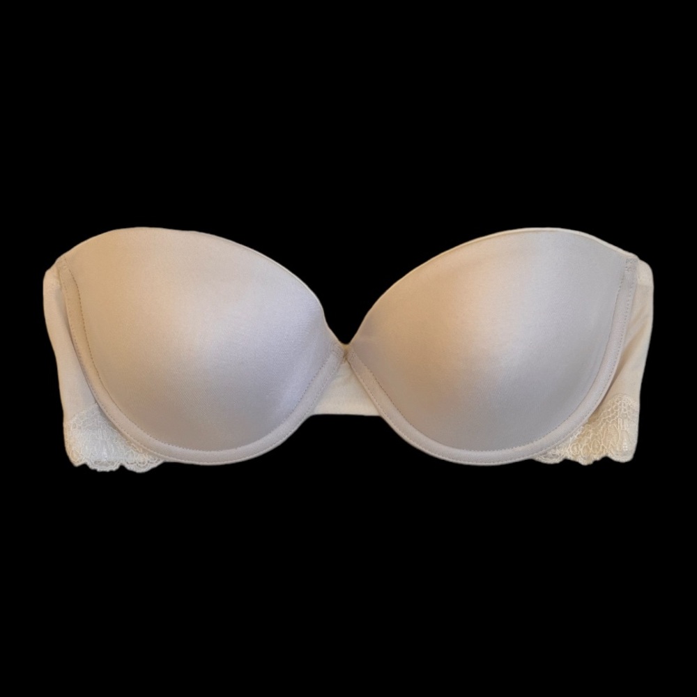 Jezebel strapless bra - white- 34 D